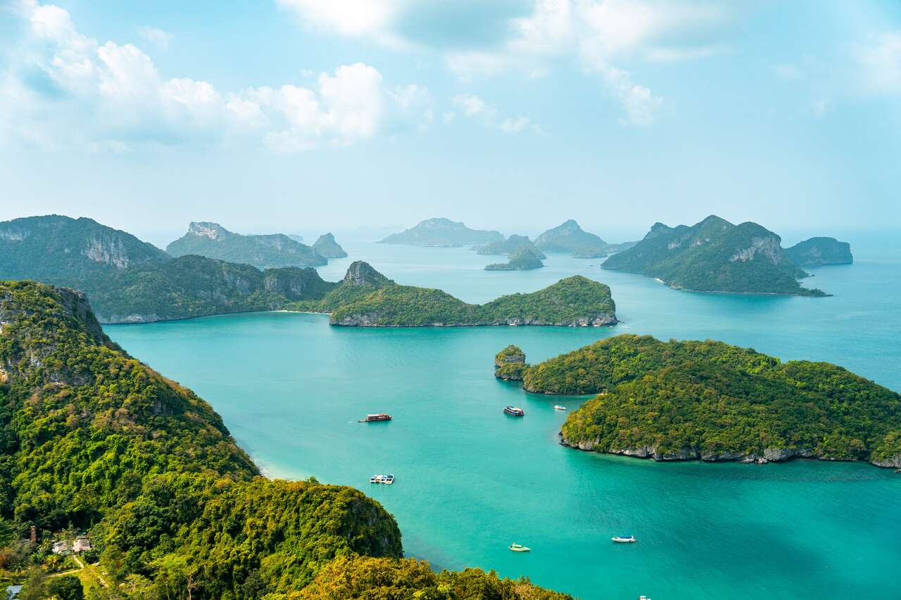 The islands of southern Thailand