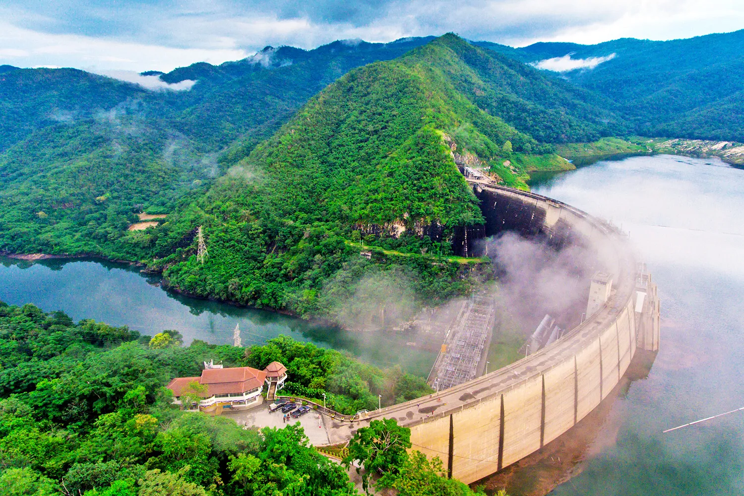A reservoir in Tak, Thailand.