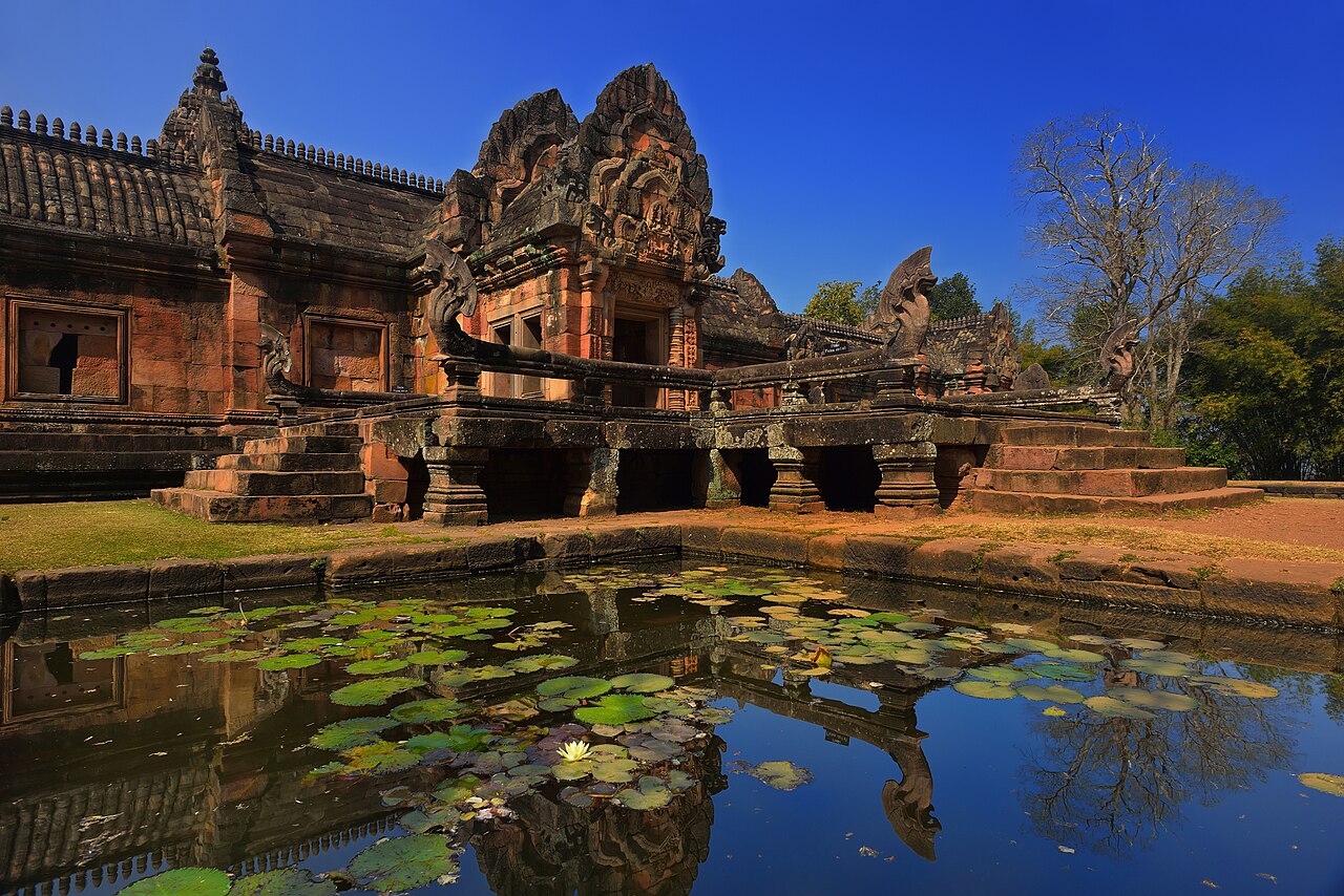 An ancient Thai monument in Buriram.