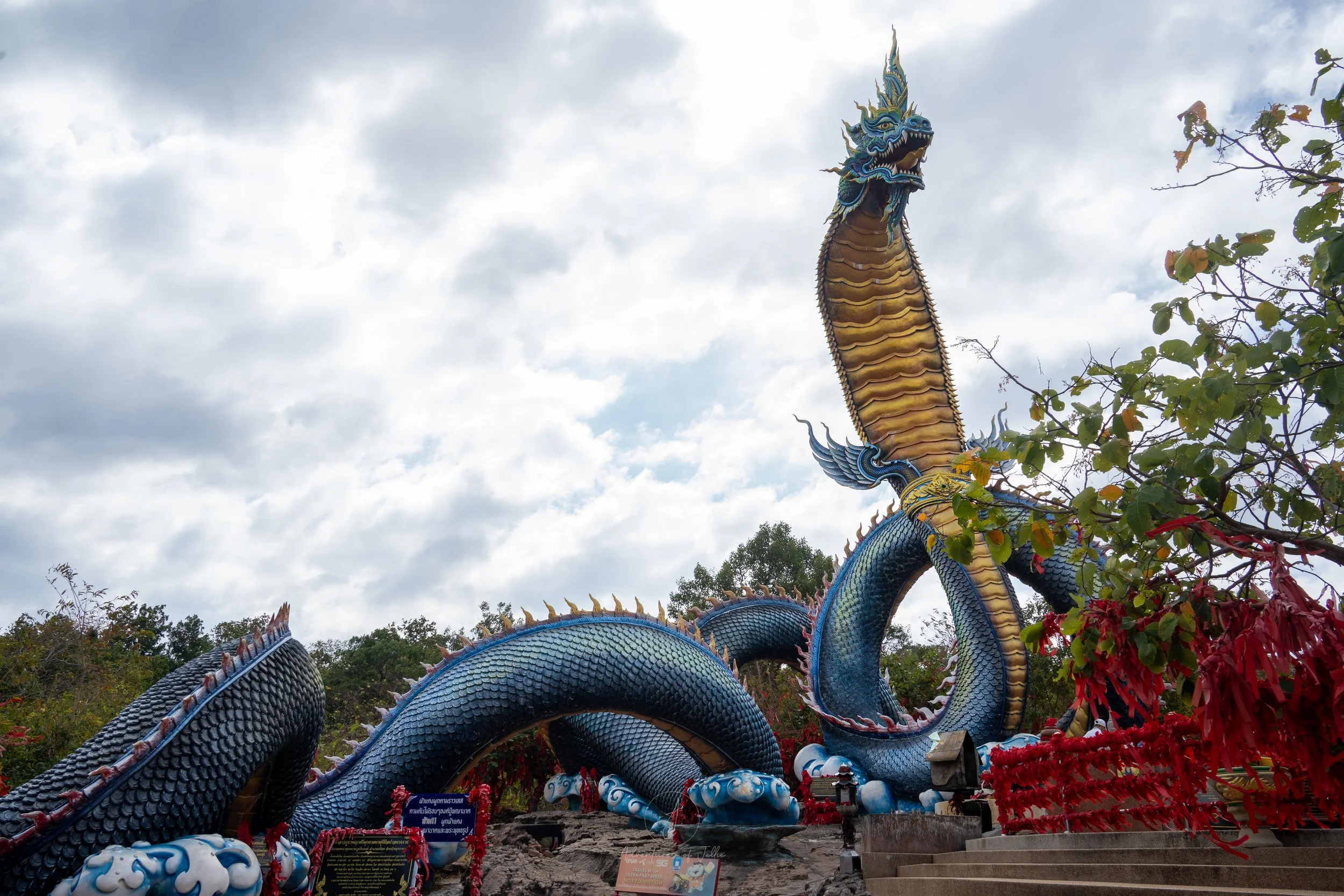 A serpent temple.