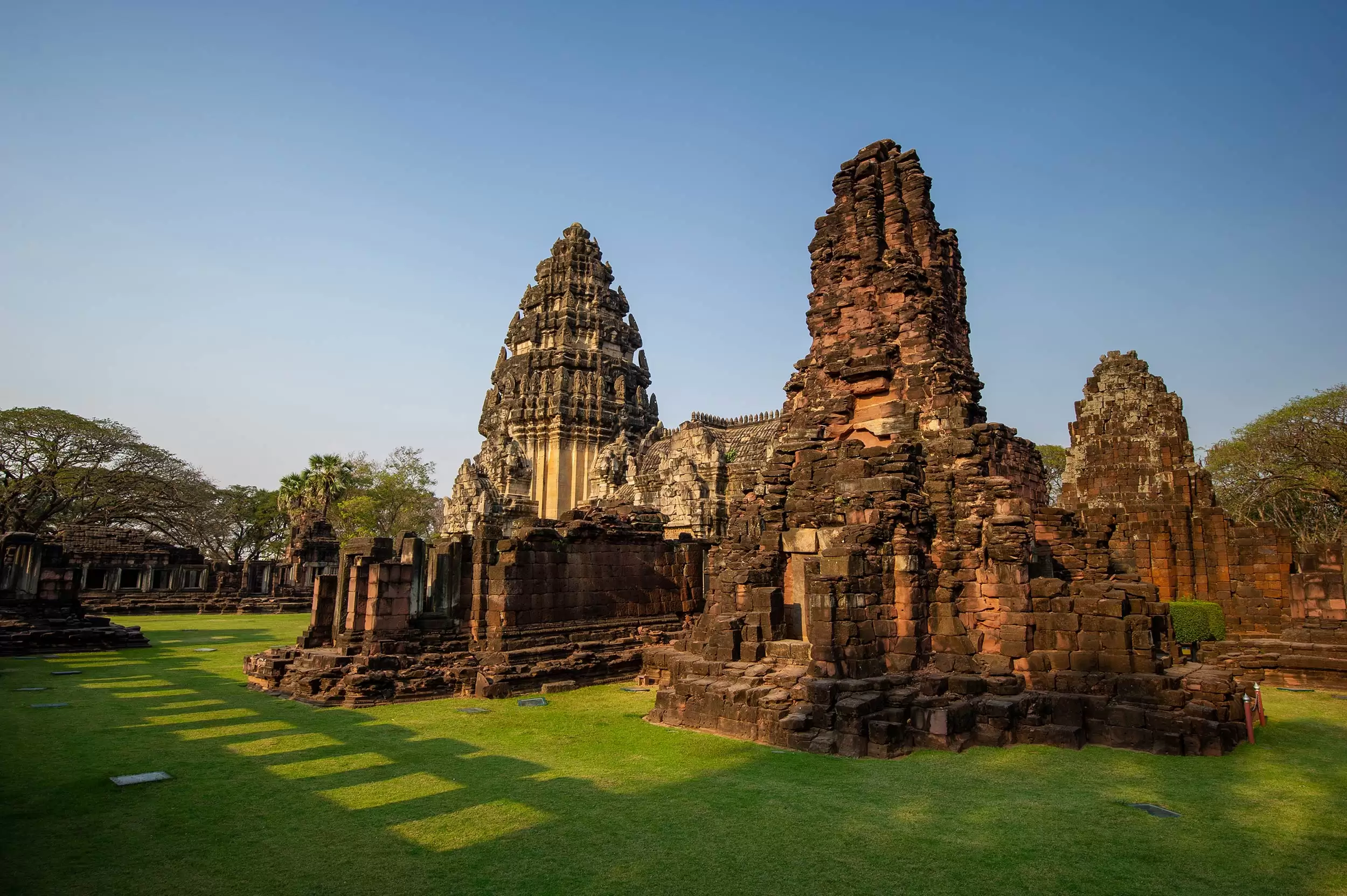 A beautiful ancient Thai temple.