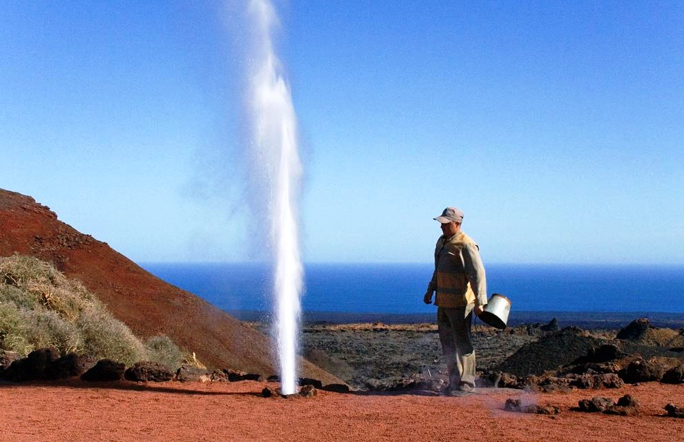 Timonfaya National Park Geyser